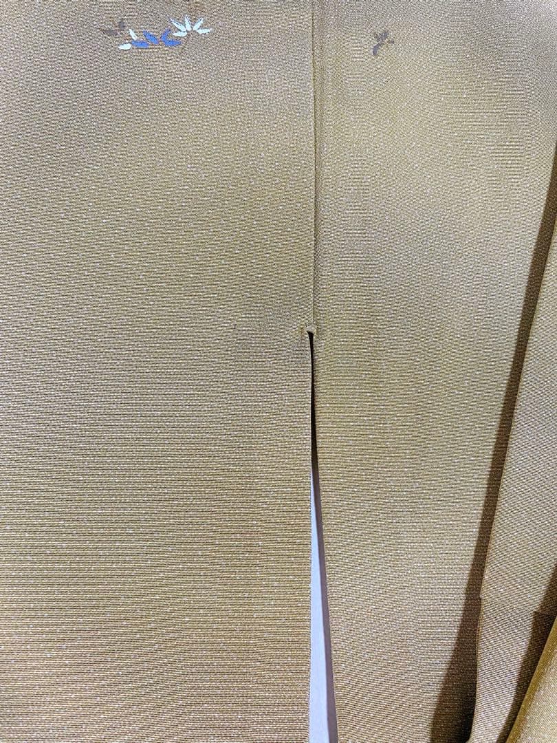 【さとよ様❤️単衣 正絹 江戸小紋に小花柄】