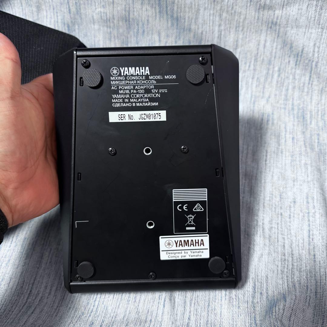 【ソフトケース付】YAMAHA MG06 アナログミキサー 6チャンネル ヤマハ