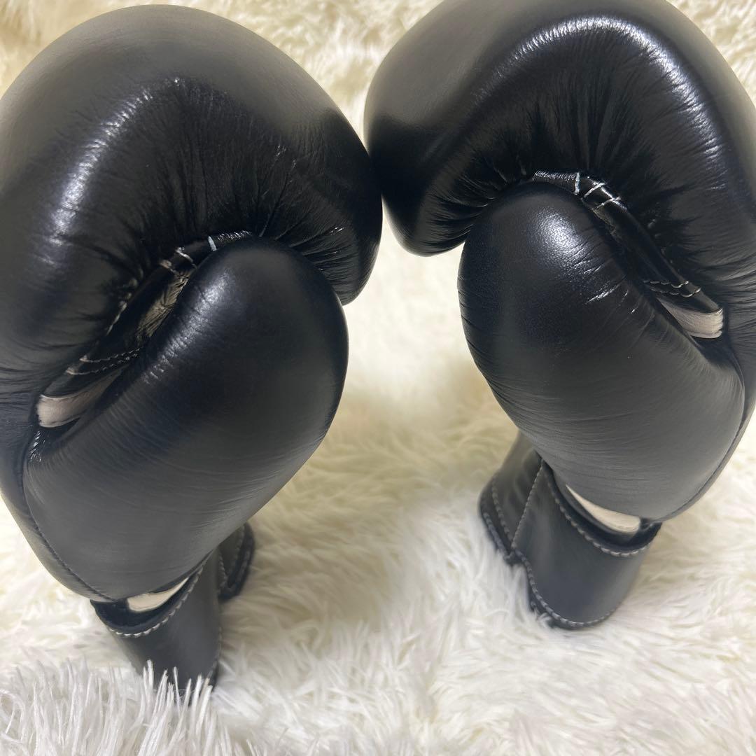 【極美品】winning ボクシンググローブ 10oz 黒 MS-300B