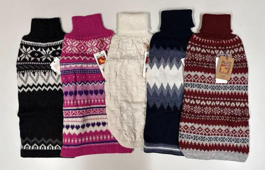 新品 犬服 ニット アウター アルパカニット 手編みニット Mサイズ バラ売り可