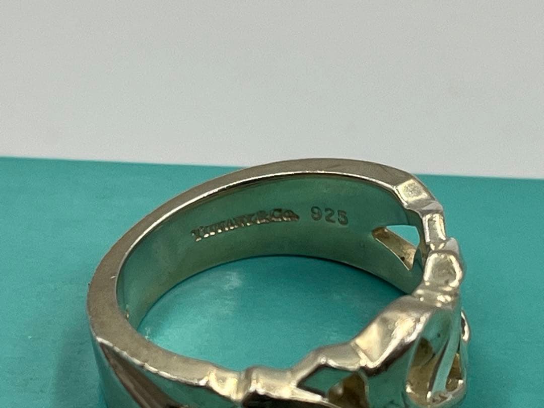 ティファニー パロマピカソ トリプルラビリングハート リング 925