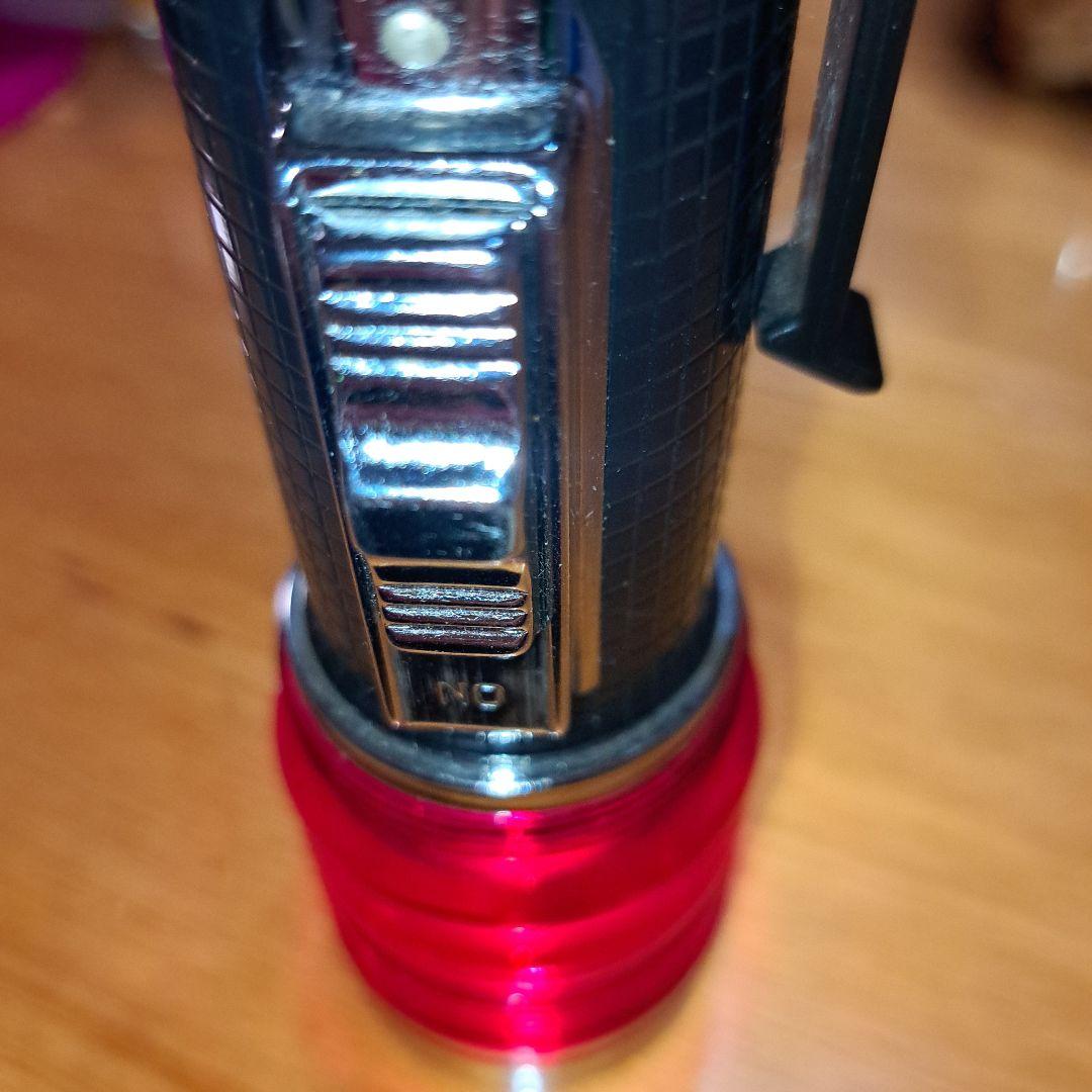 【貴重品昭和57】レトロ　警察防犯グッズ、ナショナル懐中電灯、national