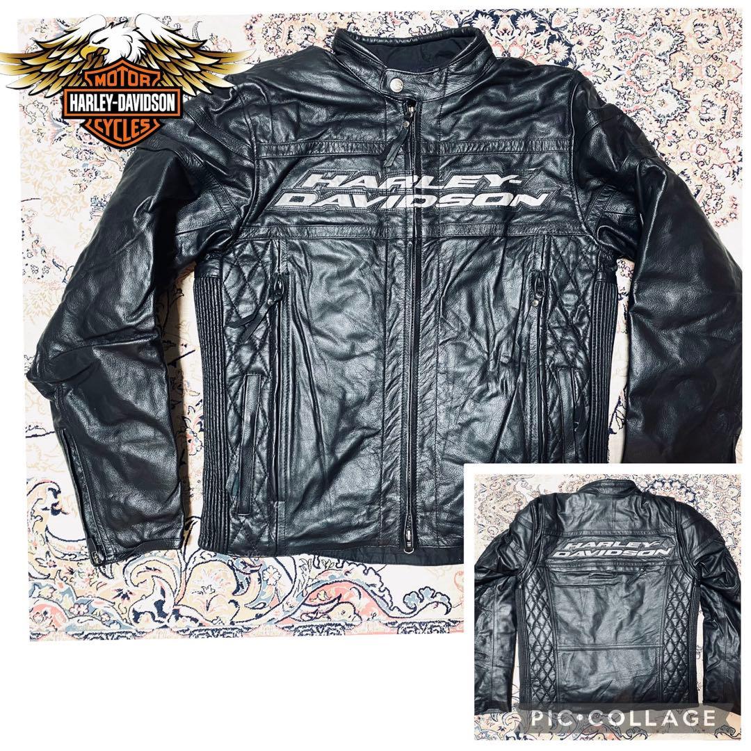 新品未使用HARLEY-DAVIDSON本革ライダースジャケット 冬用インナー付