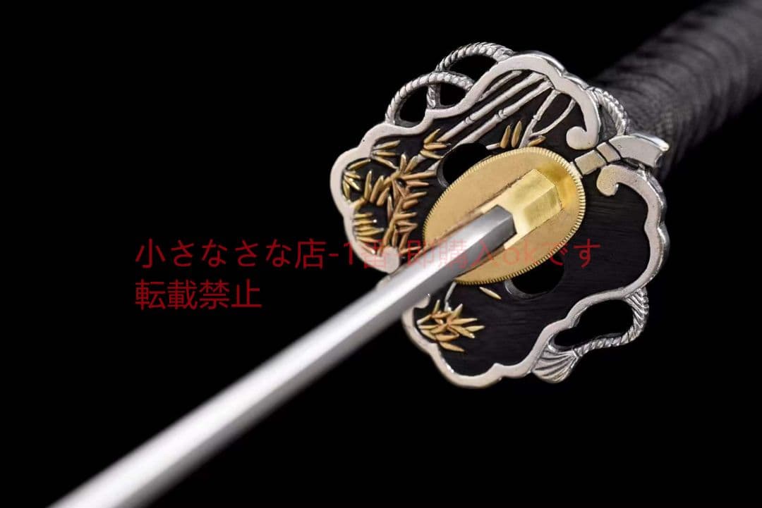 ウズ鋼焼刃武士刀『夜蒼魂』 古兵器 武具 刀装具 日本刀 模造刀 居合刀