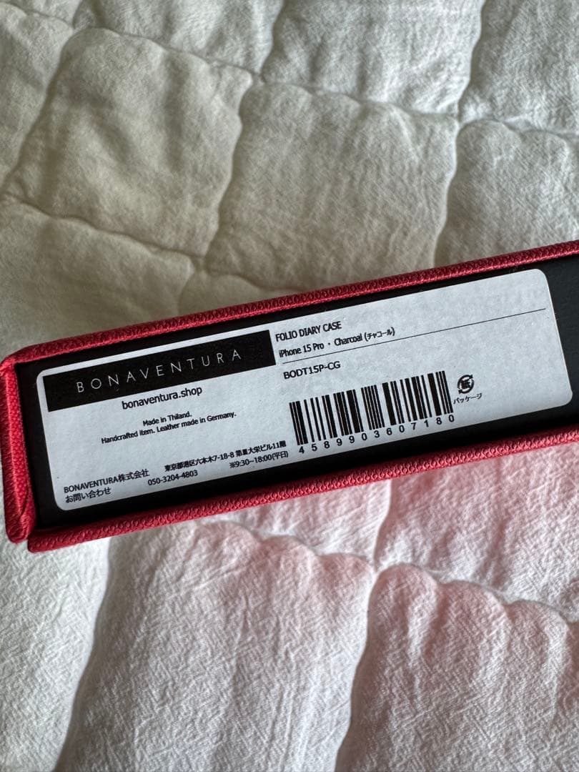 BONAVENTURA ボナベンチュラ　iPhone15pro チャコール