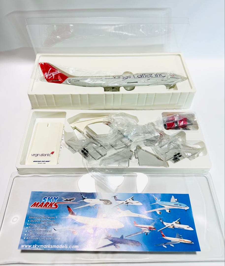 航空機・ヘリコプター SKYMARKS 1/200 Virgin Atlantic B747-400
