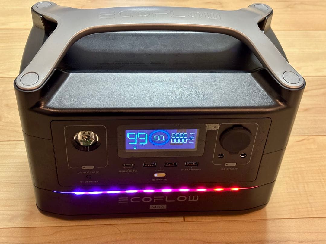 ECOFLOW RIVEER MAX ポータブル電源 　専用バッグ付き