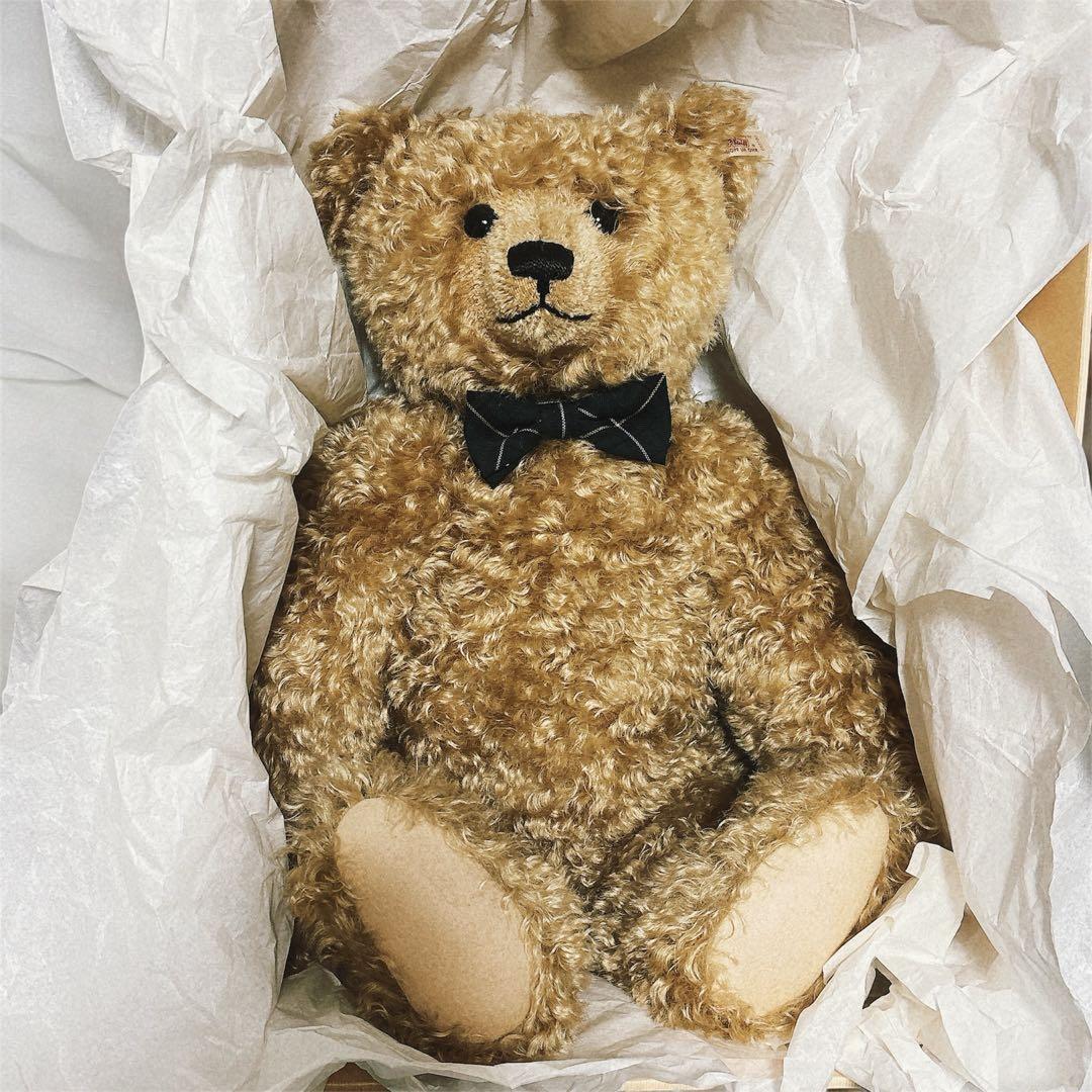 【希少 美品】Steiff シュタイフ ヘンダーソン グロウラー入　テディベア