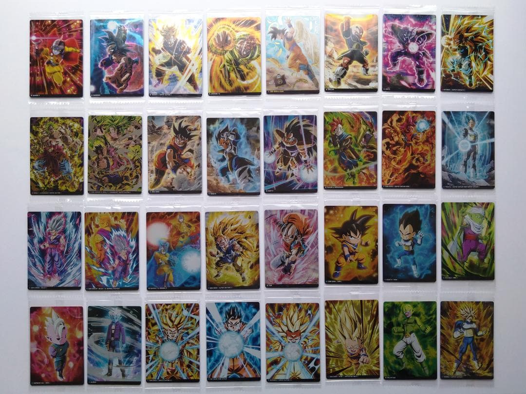 透明袋未開封 ドラゴンボール イタジャガ Vol.1～6シリーズ カード 32枚