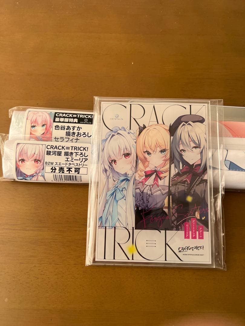 CRACK≡TRICK! 駿河屋 特典 タペストリー&豪華版タペストリー