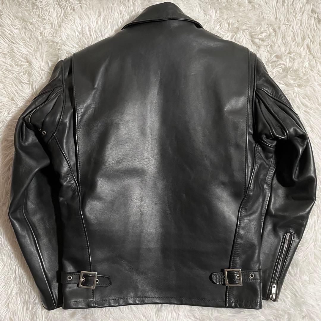 ショット ライダースジャケット レザージャケット 643