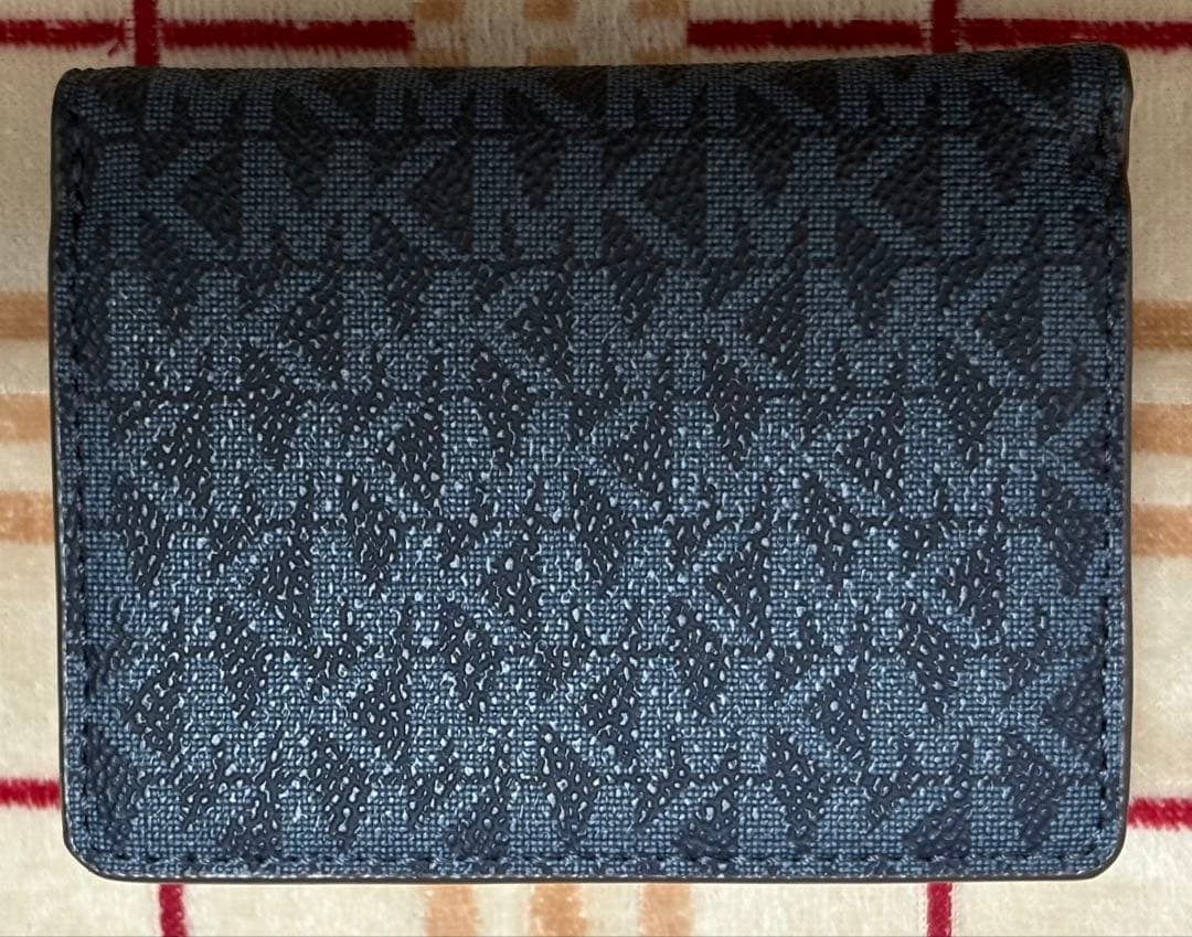 MICHAEL KORS ネイビー 三つ折り財布&ショッパー