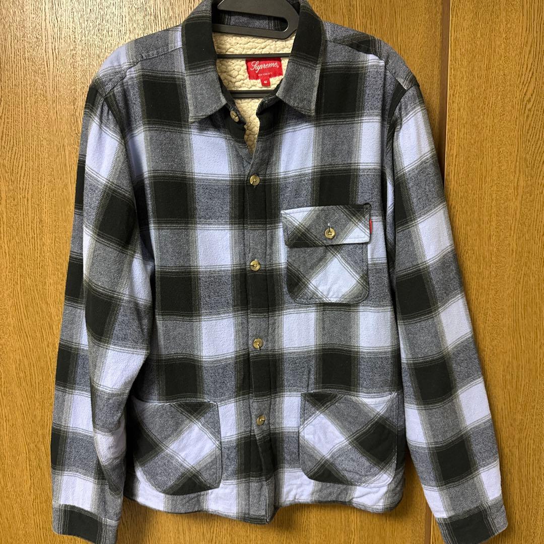 ゆう！！Supreme Buffalo Plaid Sherpa