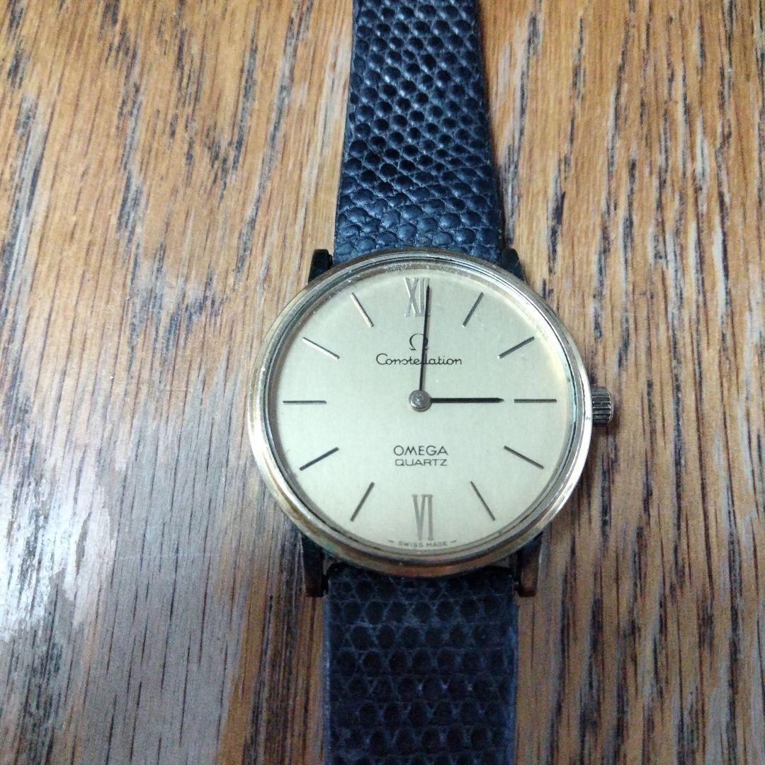 ヴィンテージOMEGA Constellation クォーツ 腕時計ジャンク品