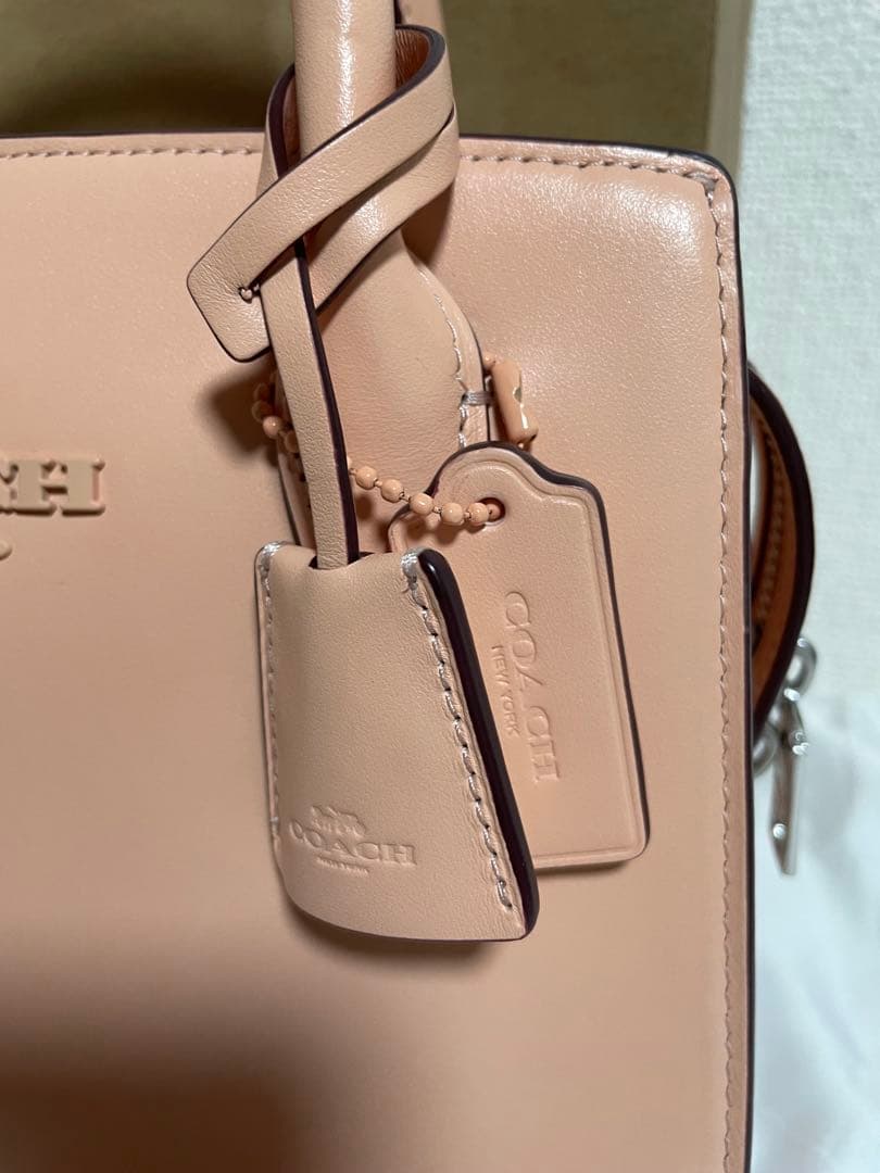 [美品] ❤️COACHアンドレア キャリーオール ピンク ハンドバッグ❤️