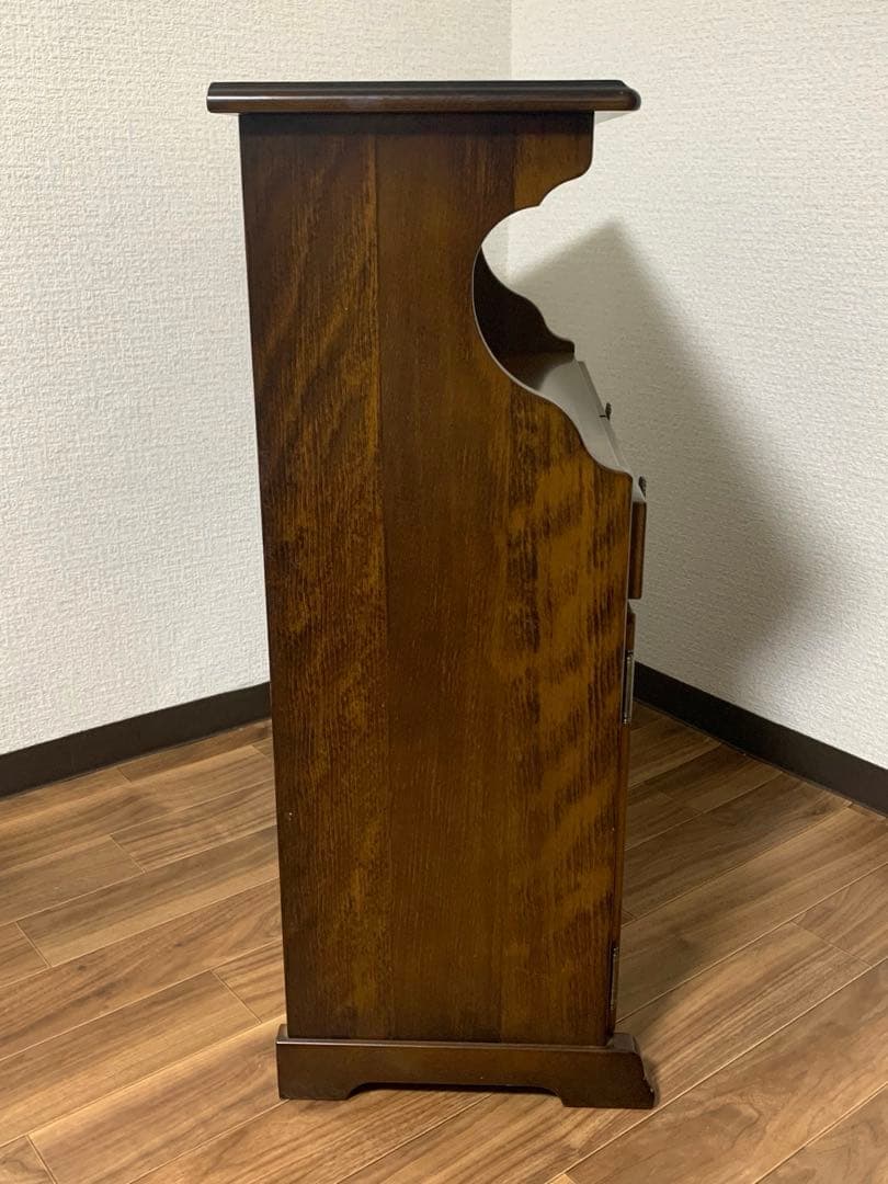 カリモク　サイドチェスト　レトロ電話台　キャビネット　コロニアル