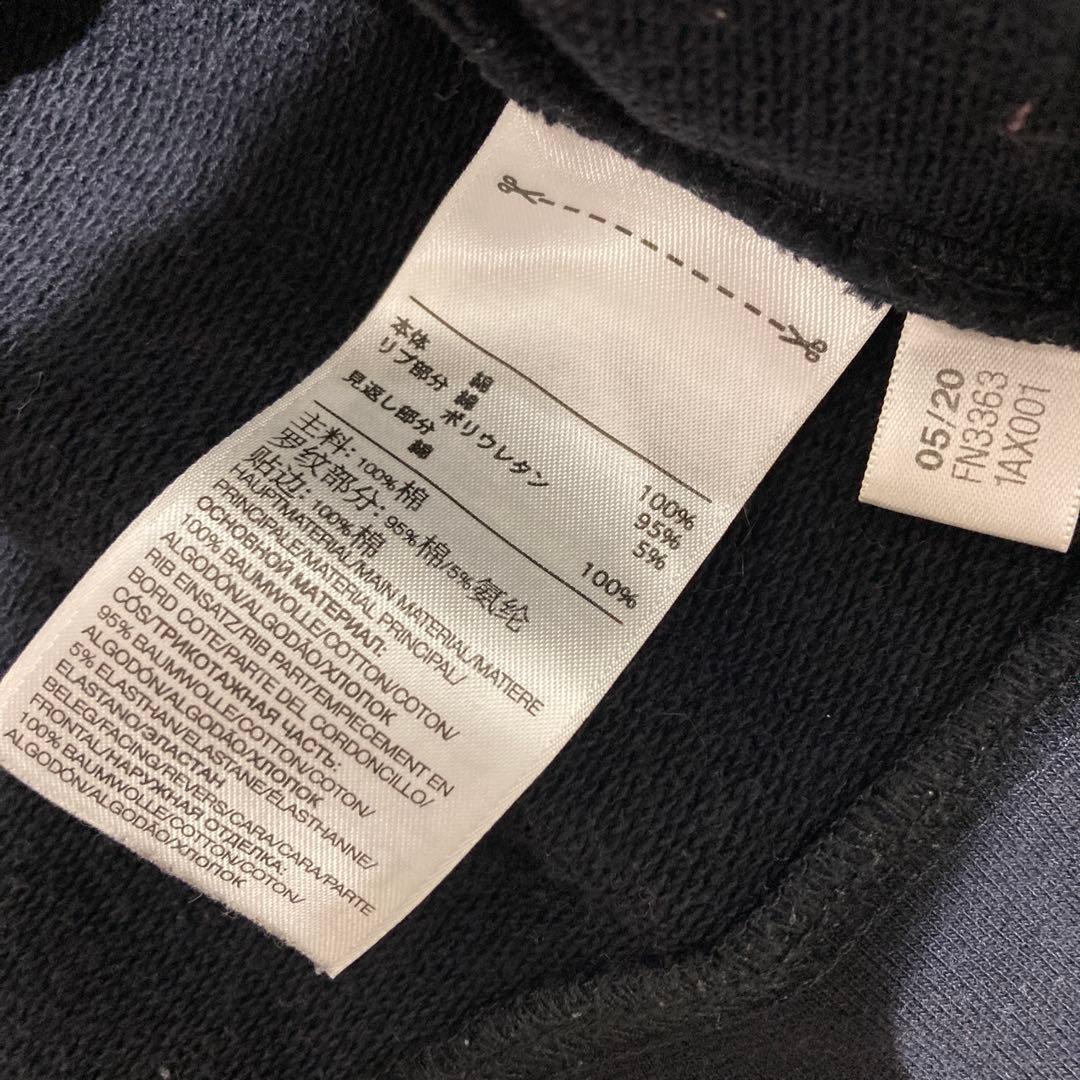 Y-3 ブラック　フード付きパーカー XL