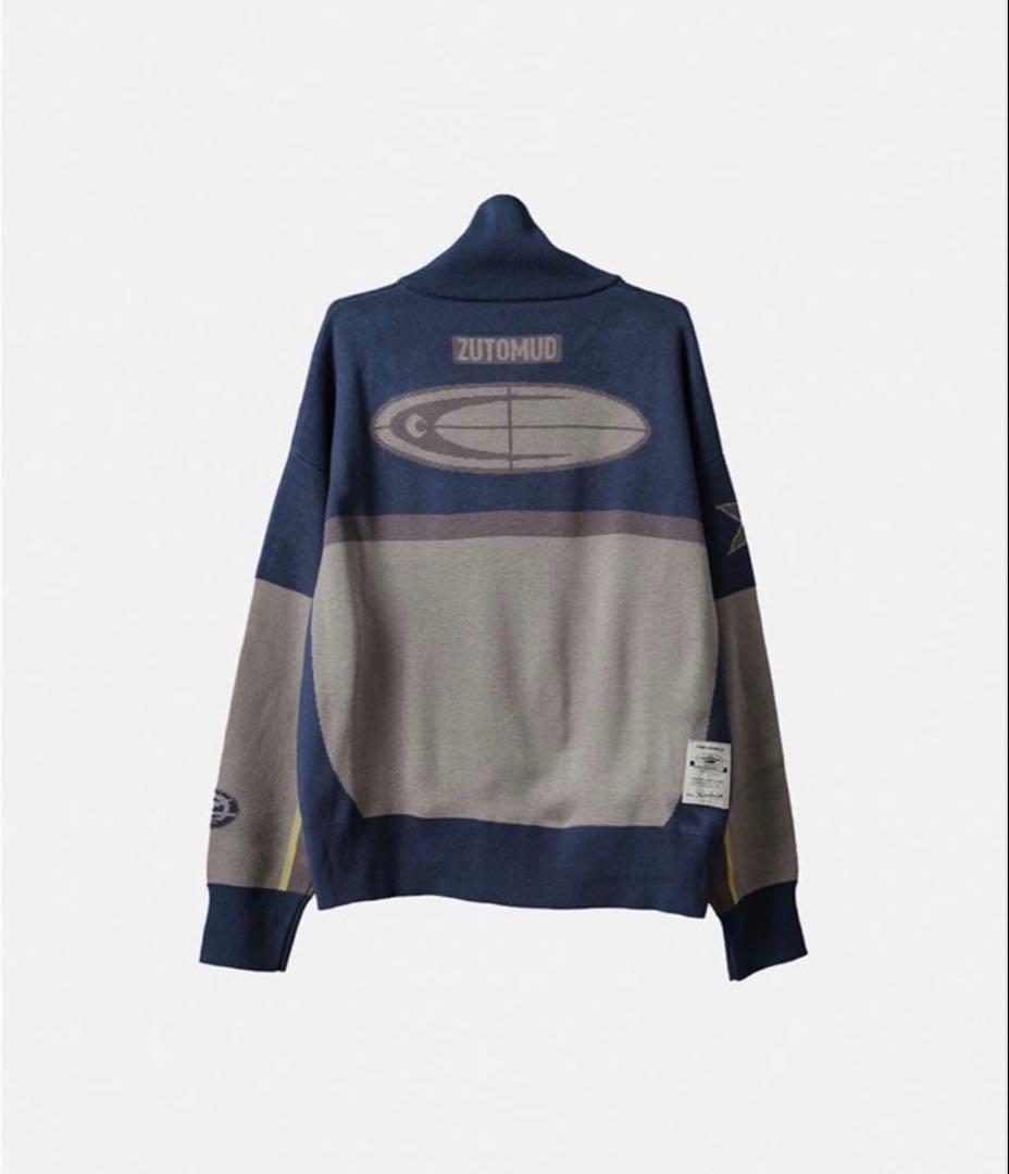 ずとまよ　M Full Zip Knit Jersey (Navy)