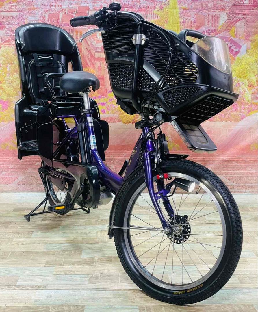 K2778 電動自転車ブリヂストン アンジェリーノ 子供乗せ 20インチ送料無料