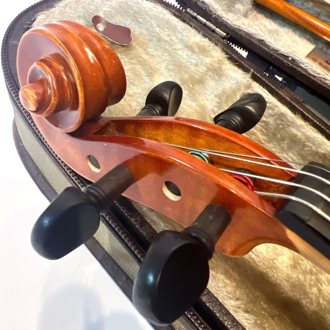 【極美品】SUZUKI NO.300 1/2 バイオリン 2002年製　美虎杢