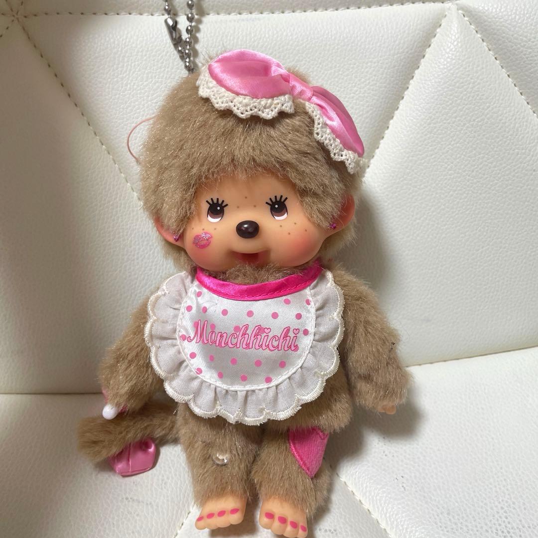 モンチッチ ギャル 金髪オトナラボ コラボ ぬいぐるみ キーホルダー　スクバ