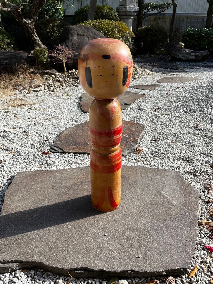 伝統こけし　新山左京　弥治郎　こけし　アンティーク　高さ60cm