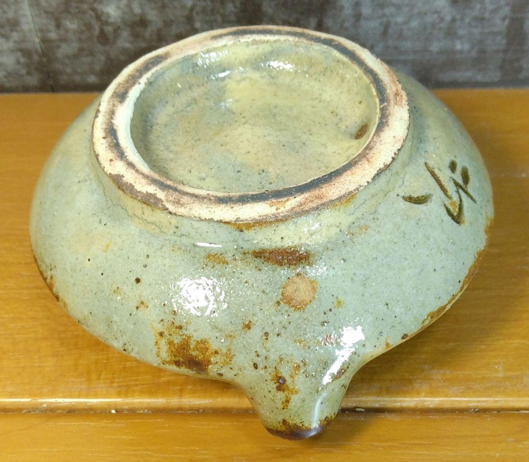 人間国宝 金城次郎 壷屋焼水滴 栞 共箱 美品 壺屋焼 魚紋水滴 やちむん