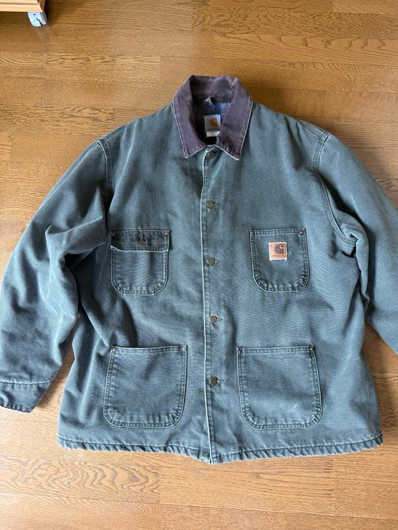 Carhartt ミシガンチョアコートモスグリーン　XL