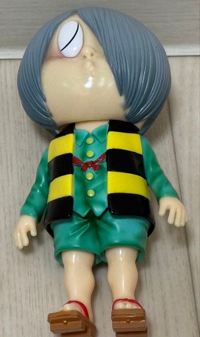 【sato】ロクでナシ玩具ゲゲゲの鬼太郎 つむり目.緑シャツver 開封済