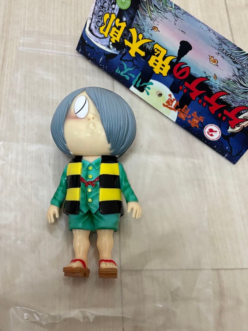 【sato】ロクでナシ玩具ゲゲゲの鬼太郎 つむり目.緑シャツver 開封済