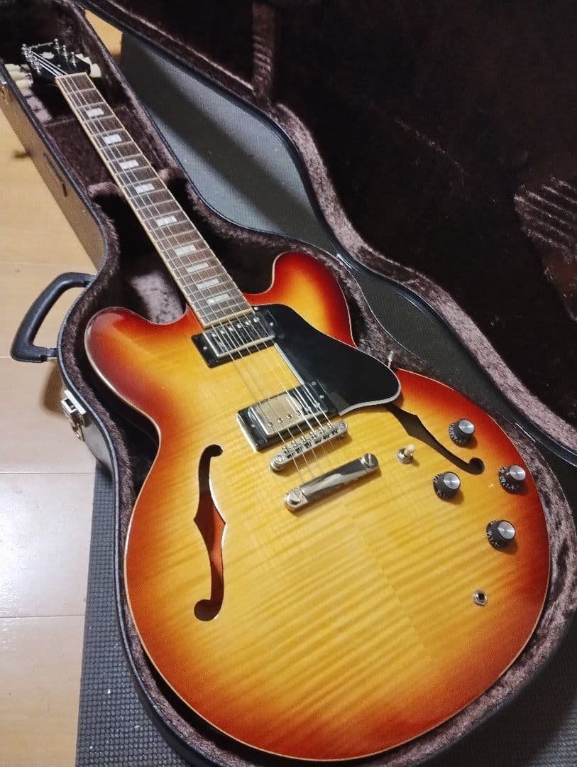 T！Epiphone ES-335 Figured IG/美品/Hケース