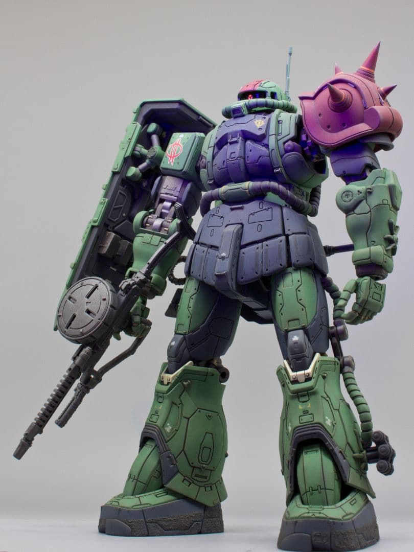 「復讐のレクイエム」HG 1/144 ザクII F型チャブス機　全塗装 完成品
