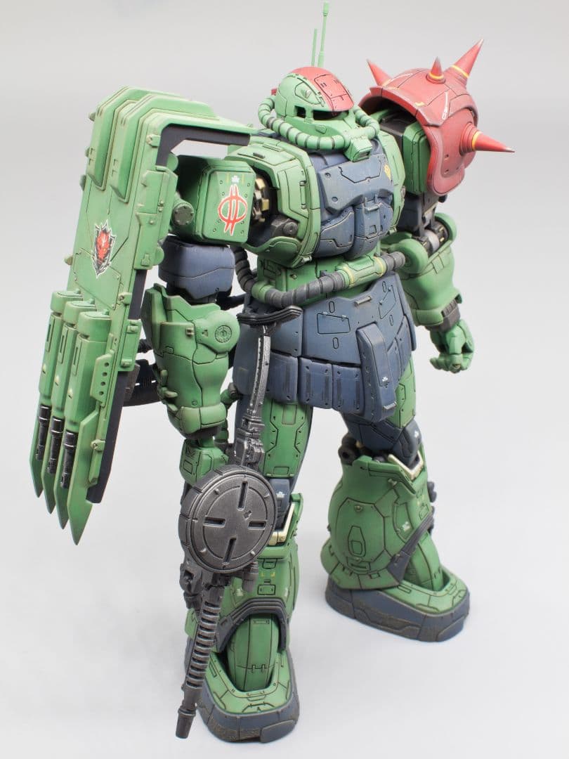 「復讐のレクイエム」HG 1/144 ザクII F型チャブス機　全塗装 完成品