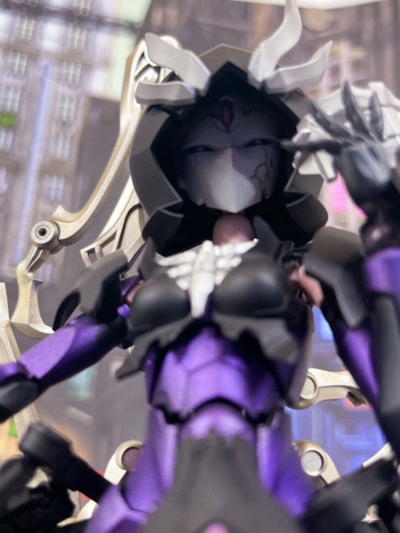 無限邂逅メガロマリアネクロフェイス　完成品　創彩少女庭園　ショートウィッグ付き