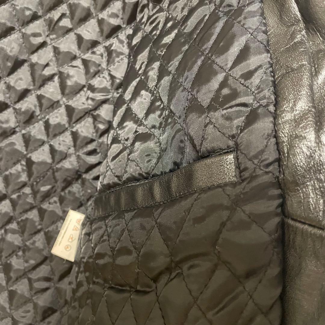 Horn Works 本革　シングルライダースジャケット　サイズS