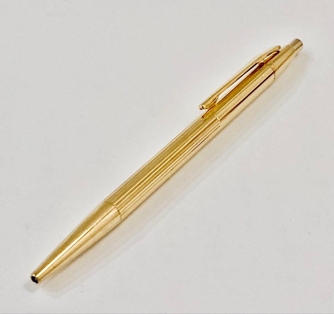 20金張り◆モンブラン高級ボールペン ゴールド MONTBLANC 1970s
