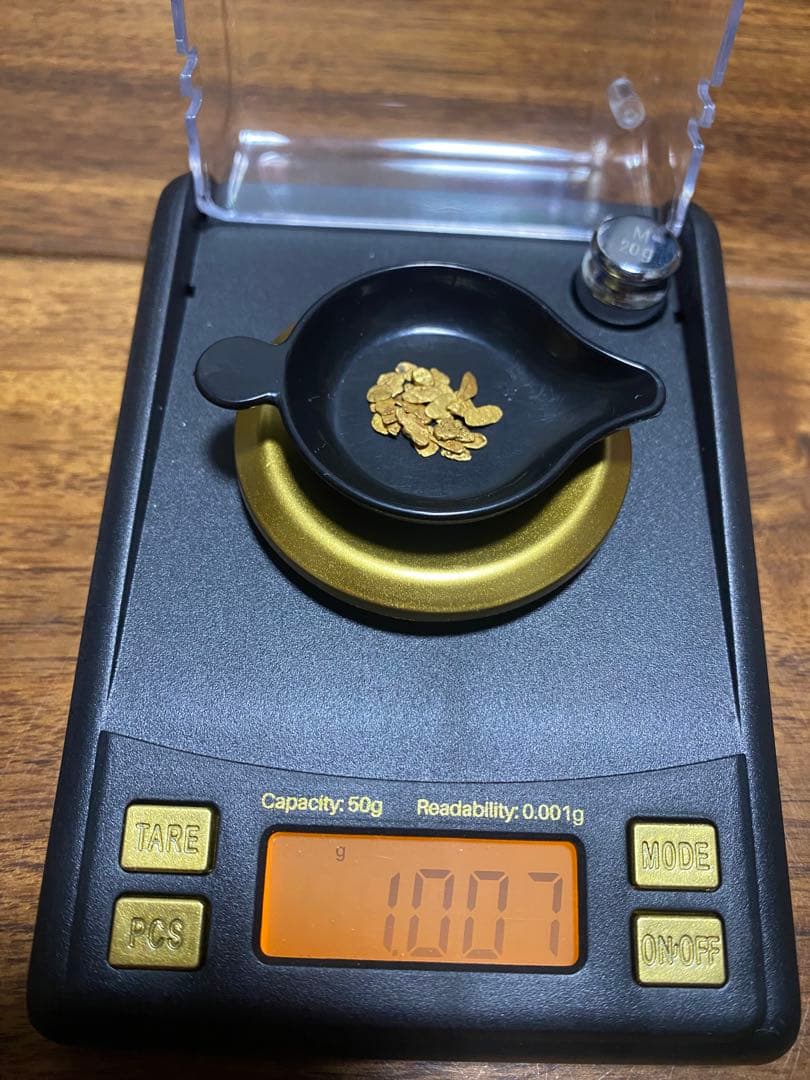 kk 国産 自然金 天然砂金 福井県産　1g ナゲット