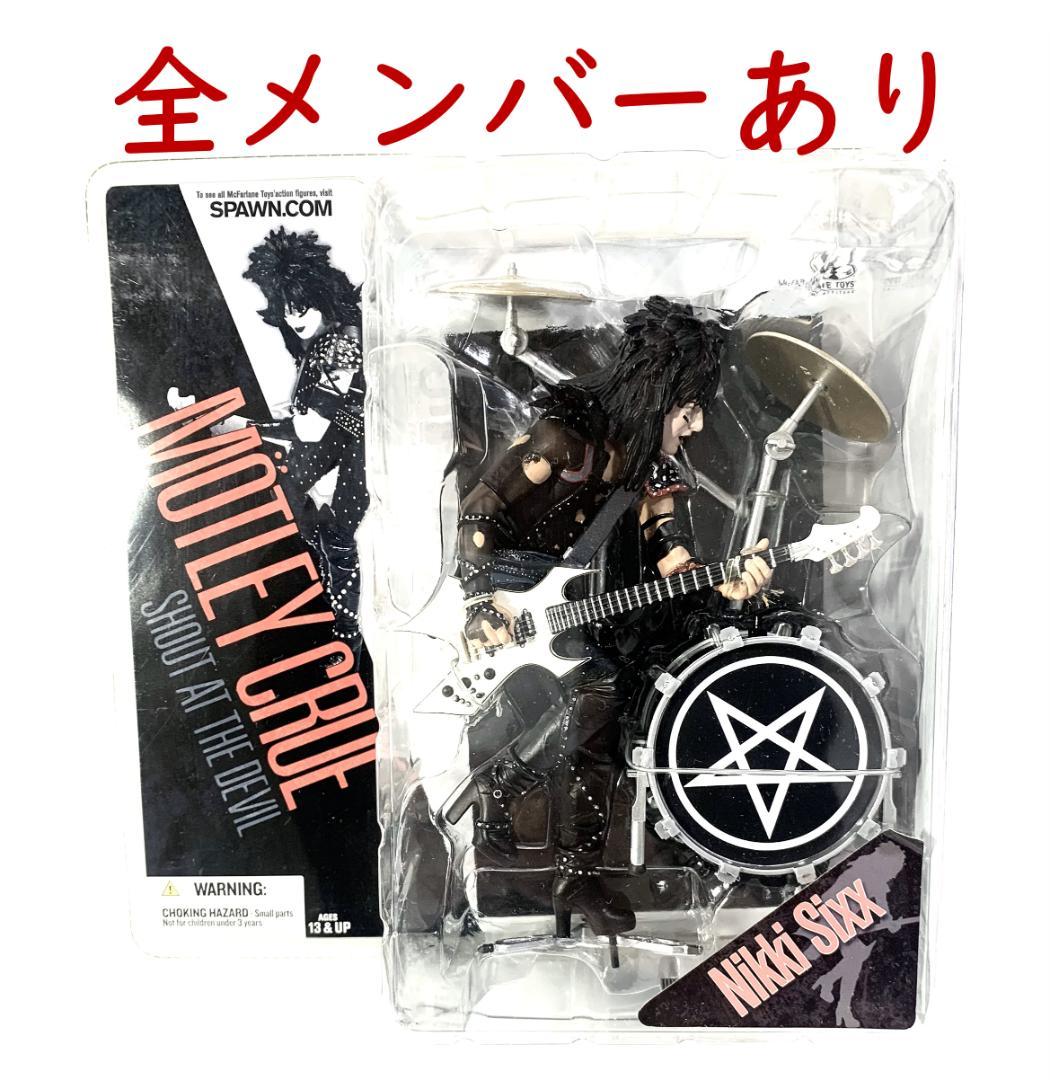 【全員揃い】【未使用】Motley Crue フィギュア　モトリークルー