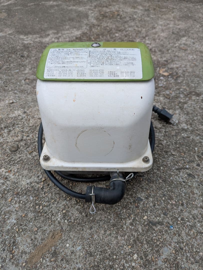 動作品 ブロワ エアーポンプ 大晃機械工業 JDK-80 風量80L/min