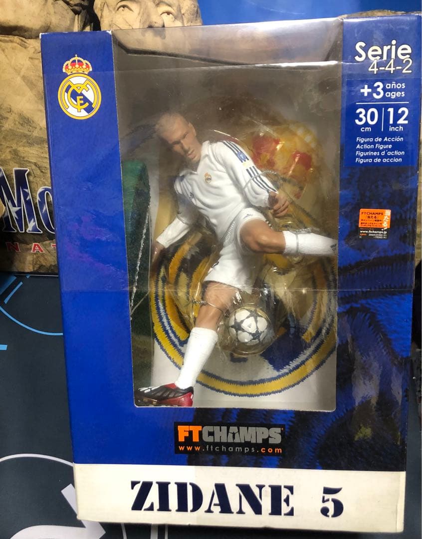 ジダン　フィギュア　サッカー　レアル　チャンピオンズリーグ　12インチ