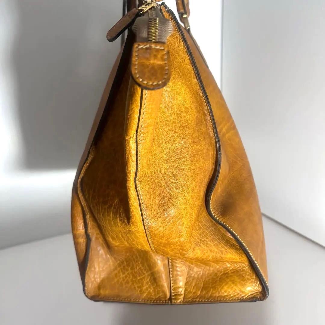 希少な金色 最高級 本革 GOLD PFEIL ボストンバッグ ドイツ製