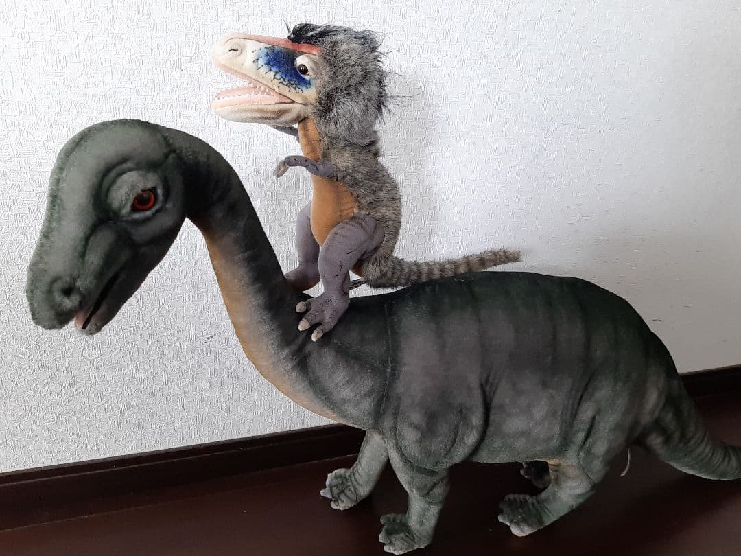 HANSA★ブロントサウルス ★恐竜　ぬいぐるみ★旧モデル　Lサイズ