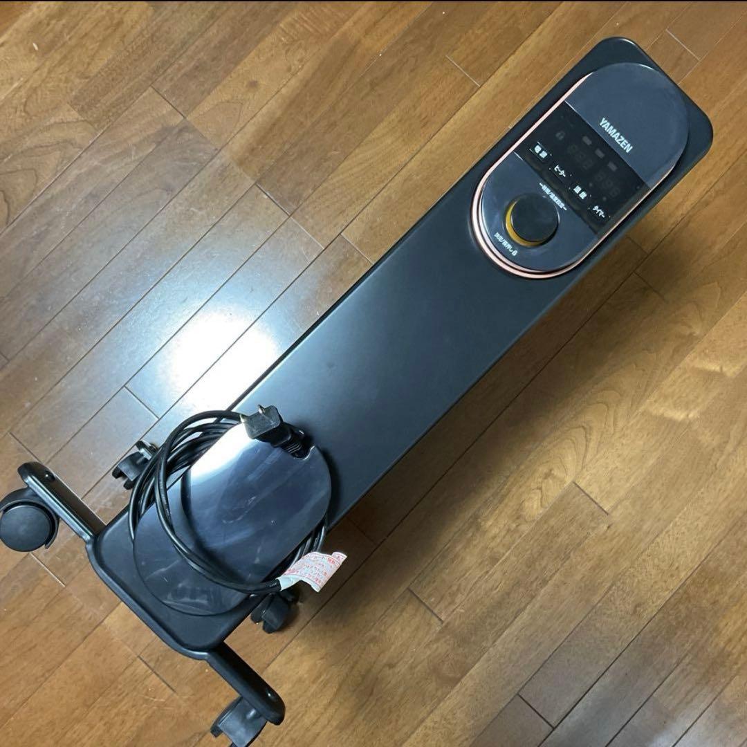 美品　ヤマゼン DOL-J121 オイルヒーター キャスター 温度設定
