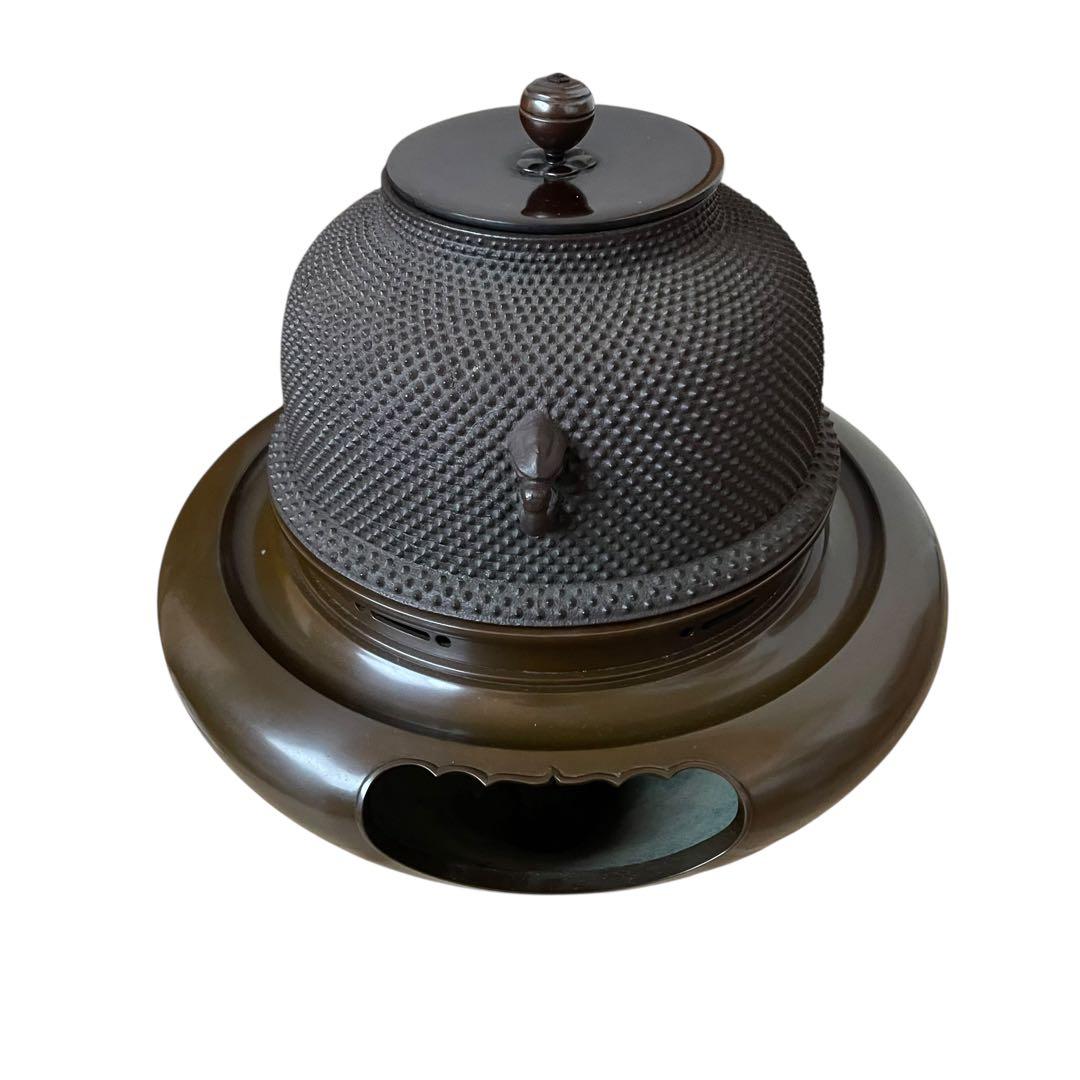 【大特価‼︎】般若勘渓作　茶道具　唐銅朝鮮風炉　新品未使用