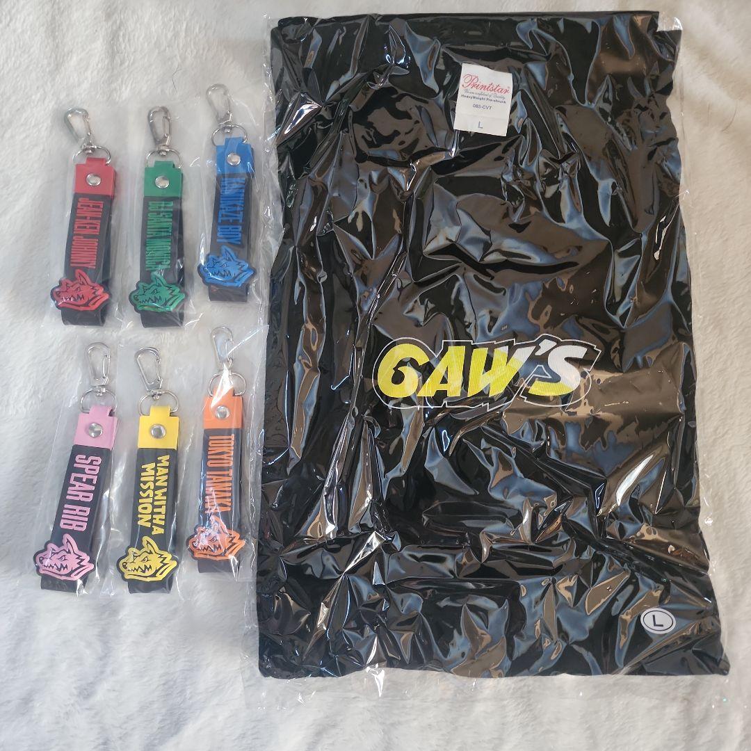 マンウィズ ウィリーTシャツ(黒) Lサイズ +一番くじチャームセット