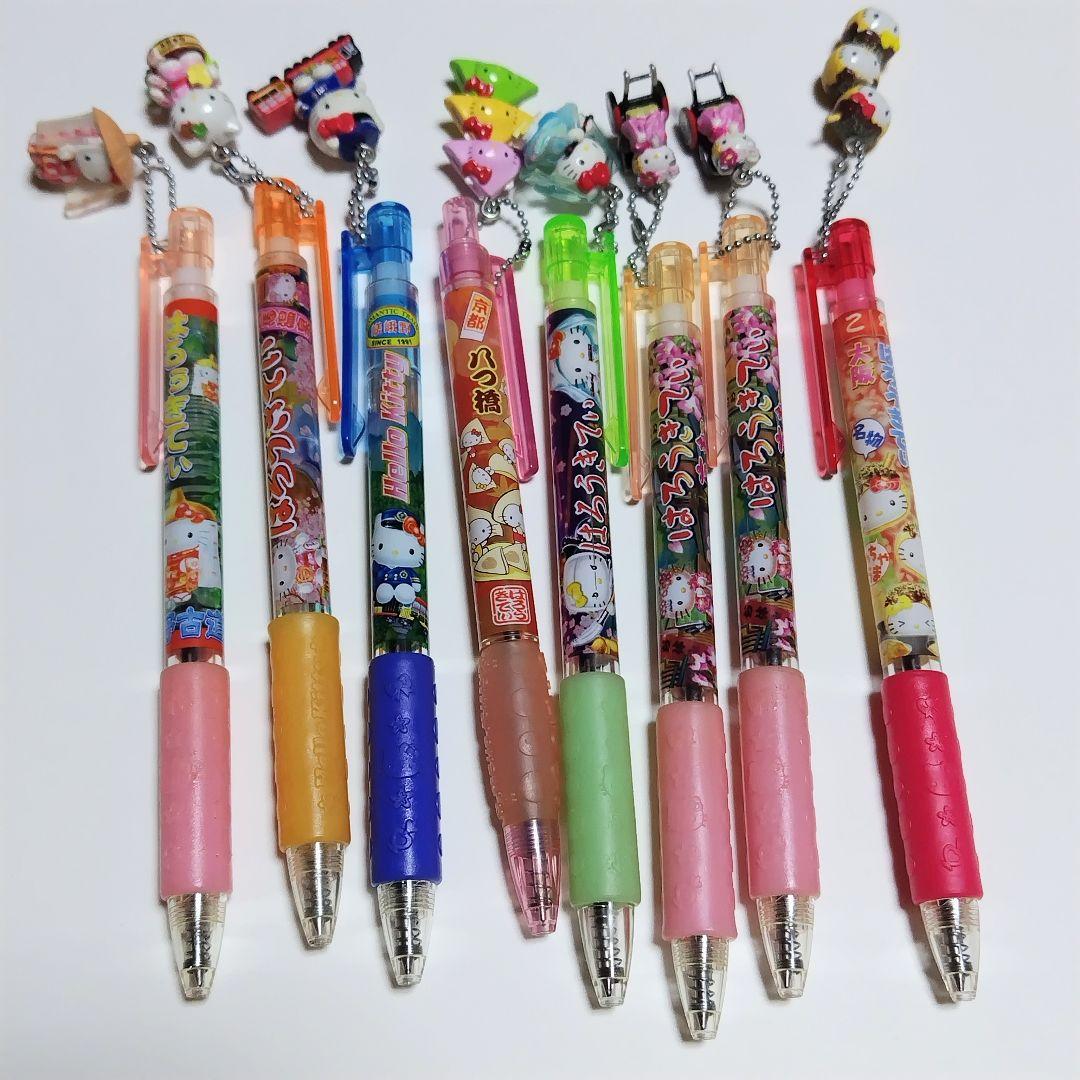 ハローキティ　ご当地　ボールペン　45本＆ストラップ3個