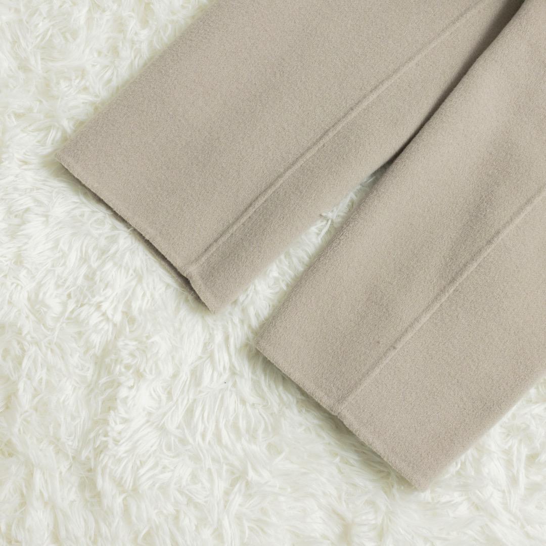 SLOBE IENA HAMILTONダブルフェイスウールロングコート ベージュ