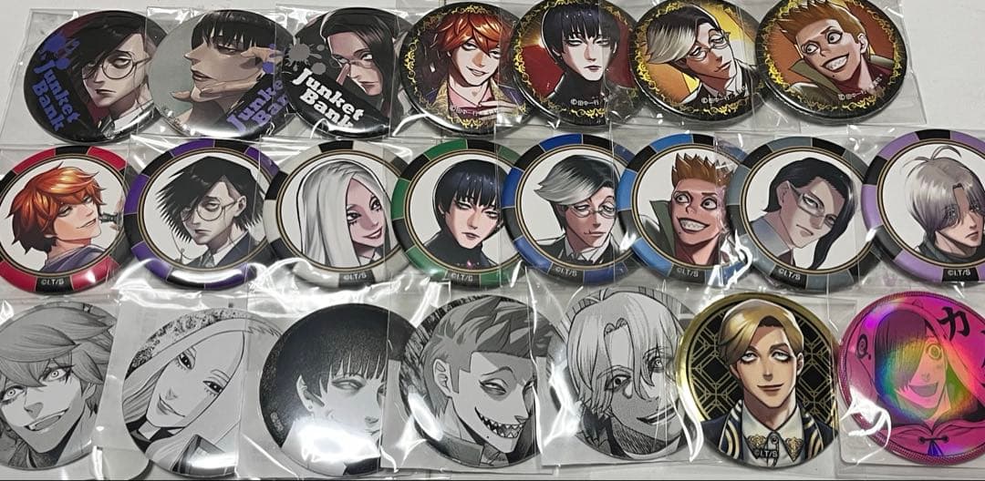 ジャンケットバンク 缶バッジ 22点セット