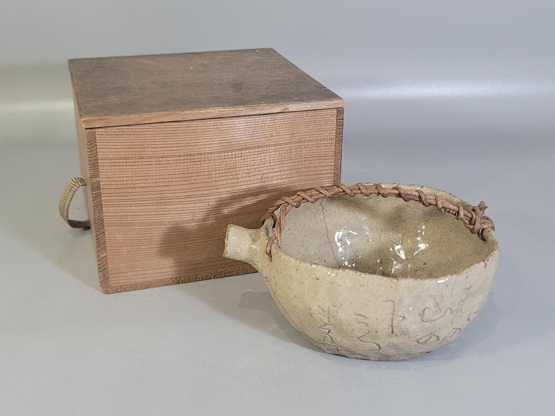 大田垣蓮月 造 片口 水注 煎茶 古美術 DT185