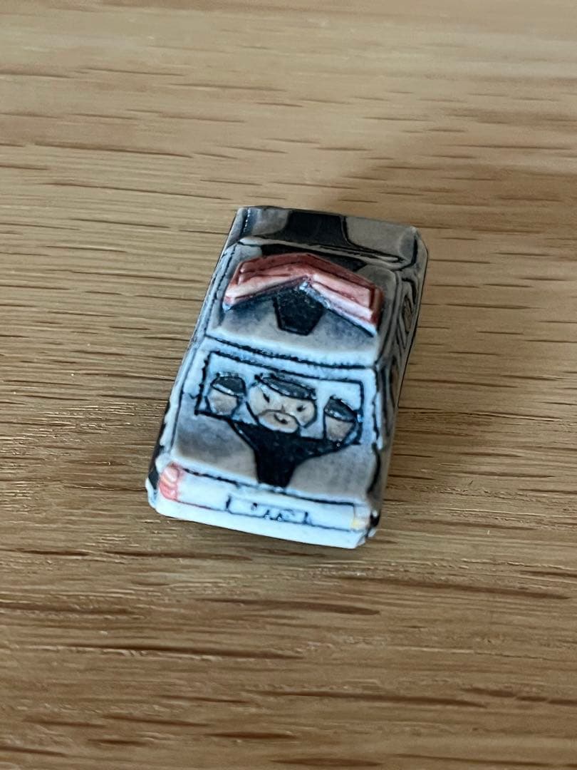 陶器製クルマの置物4点セット